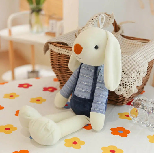 Personalised Bunny, Handmade Bunny Plush: Thoughtful Baby Shower Present with Custom Embroidery. Best Baby Gift