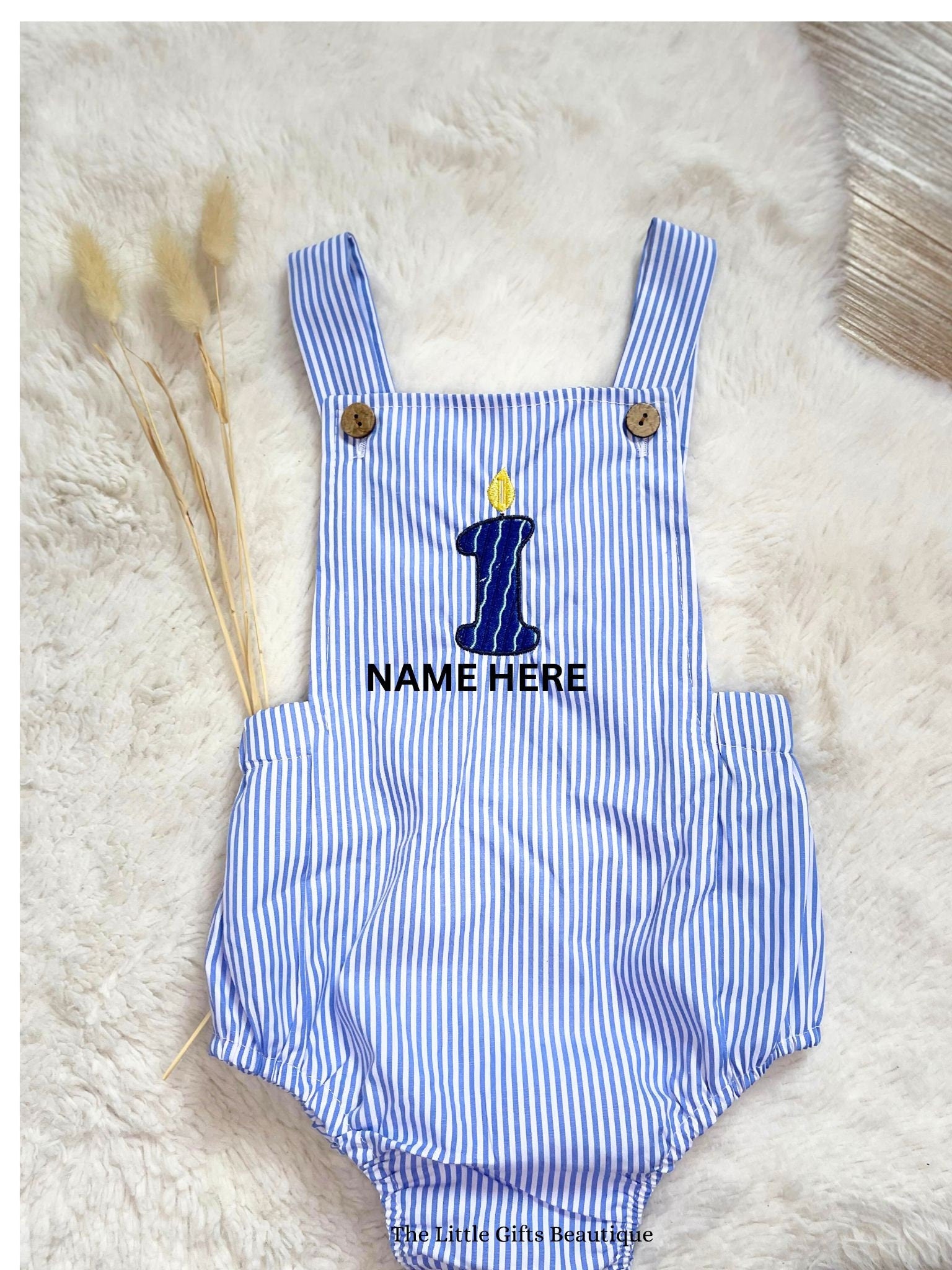 Customized Baby Vest for 1st Birthday - Personalized with Name Embroidery