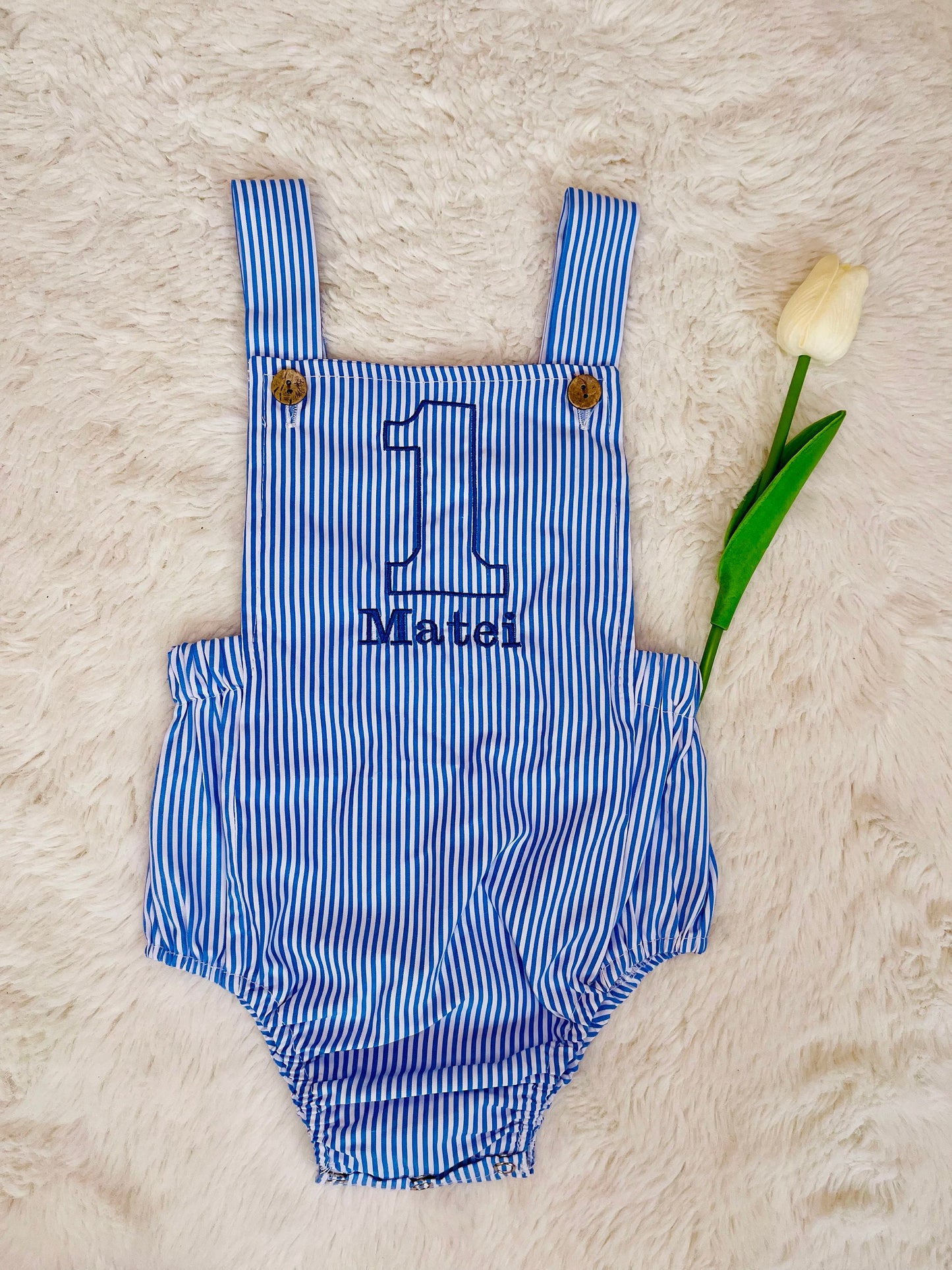 Customized Baby Vest for 1st Birthday - Personalized with Name Embroidery