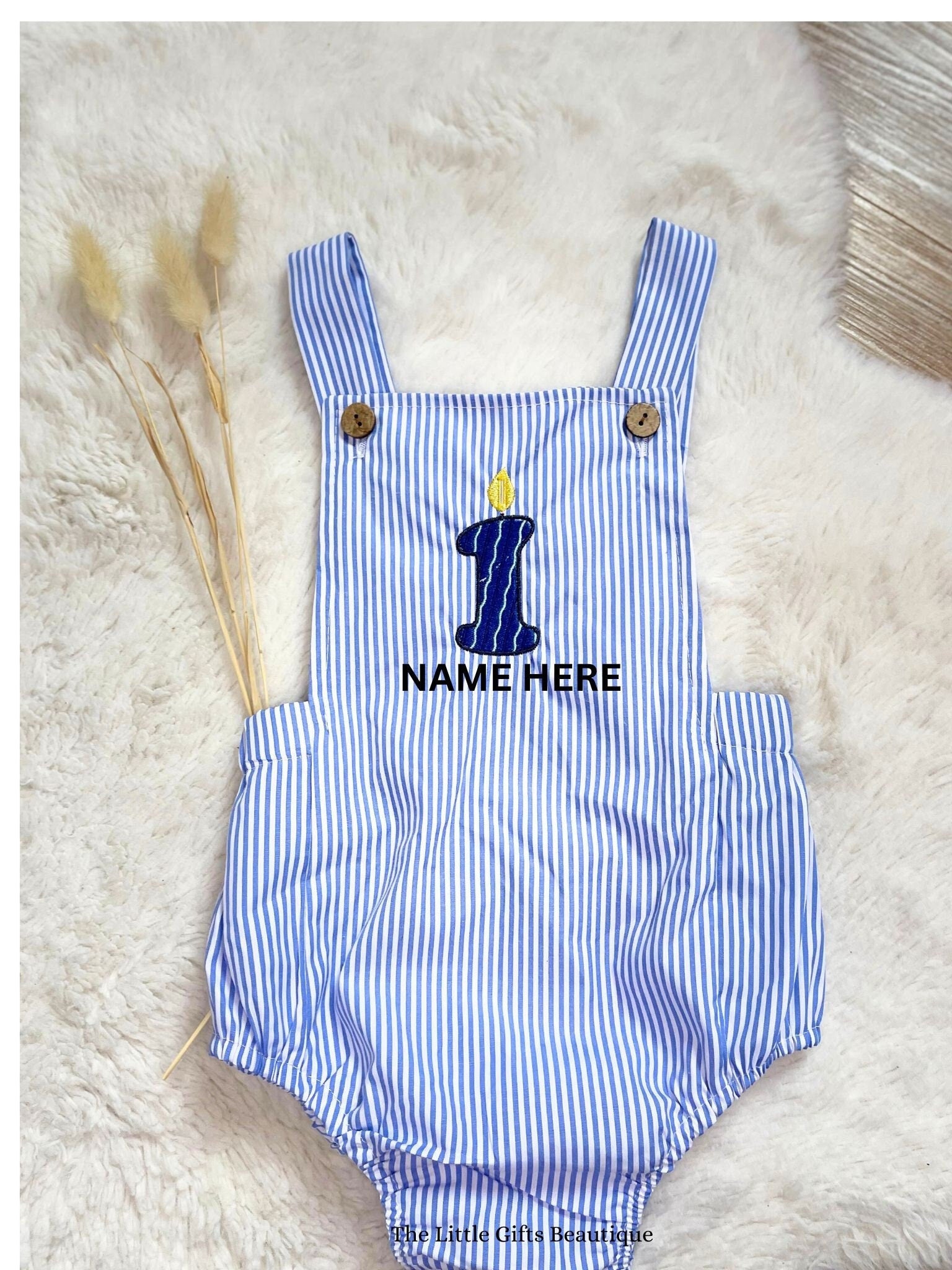 Customized Baby Vest for 1st Birthday - Personalized with Name Embroidery